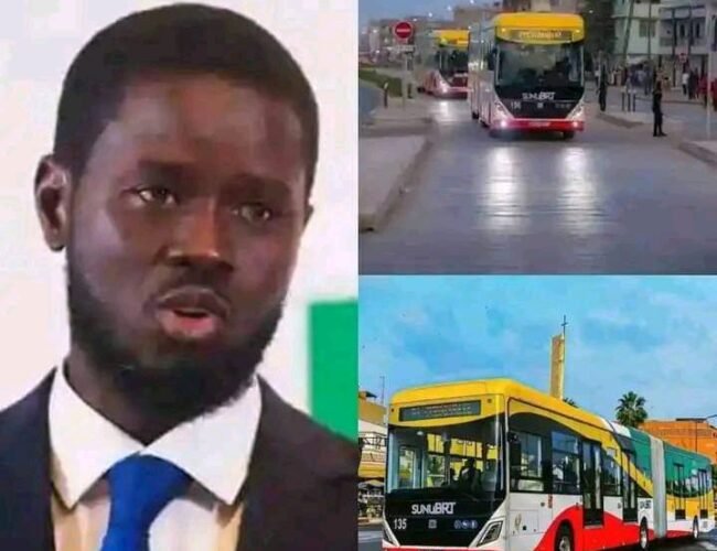 President Faye Revolutionizes Transportation in Senegal with Africa’s First Electric Bus Rapid Transit System