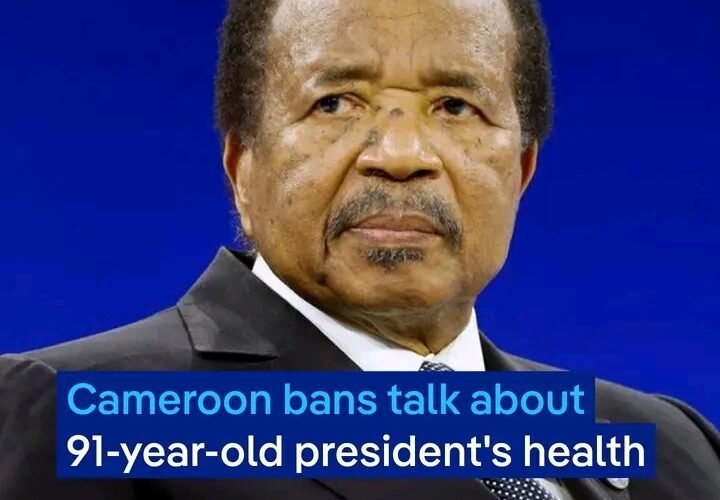 The Cameroonian authorities have banned the media from discussing the health of President Paul Biya